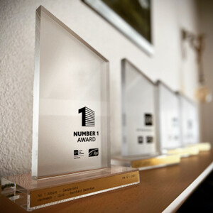 Award f&uuml;r Nr. 1 in den offiziellen CH-Album Charts. Award Nummer 4 innerhalb 5 Jahren.
