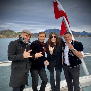 Gem&uuml;tlicher Apero mit Mark Fox von Shakra an der SMA 2020